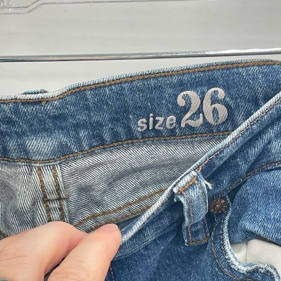 J Crew Womens Broken In Boyfriend Jeans 5 Pocket Medium Wash Denim Blue Size 26 - Picture 6 of 12